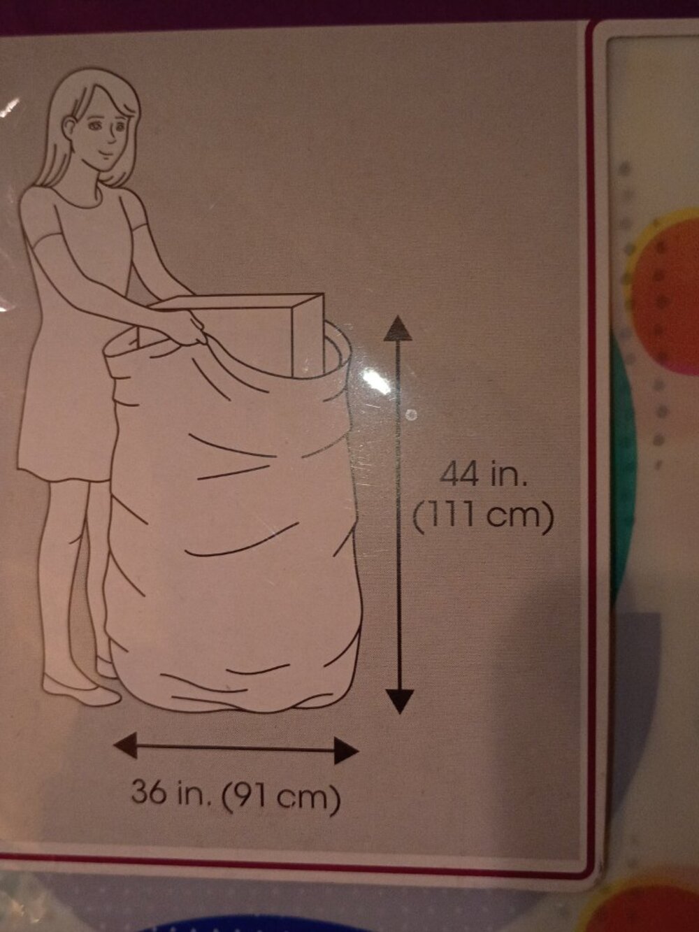 Voila Giant Gift Bag 36" X 44" NWT - Picture 3 of 3